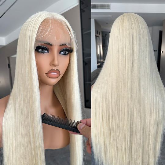 30 Inch Honey Blonde HD Lace Front Wig Pre Plucked Ready to Wear Glueless 13x5x1 Highlight Synthetic Lace Front Wig for Women